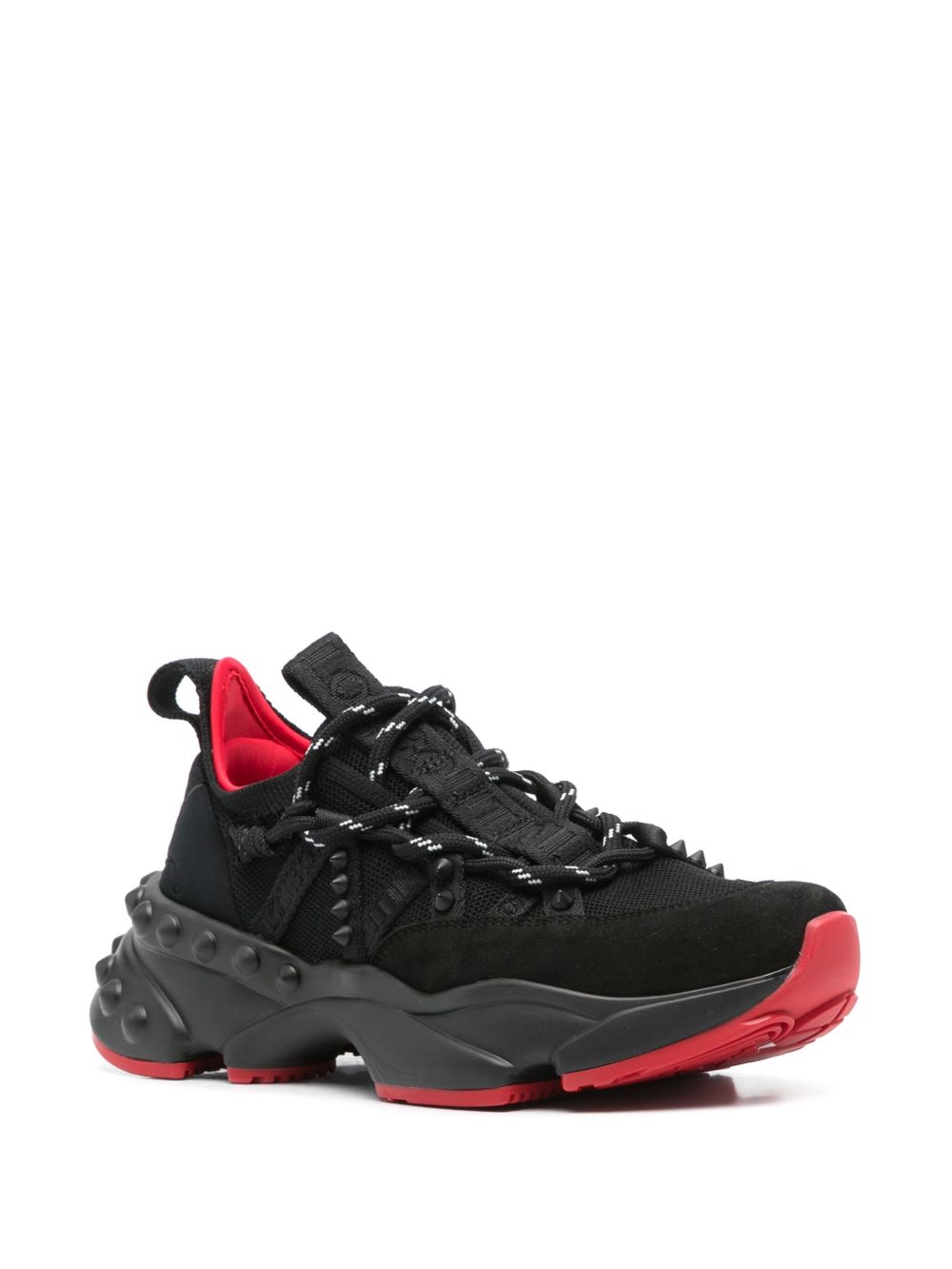 1250162BK01 TRAILRUN 레더 스니커즈